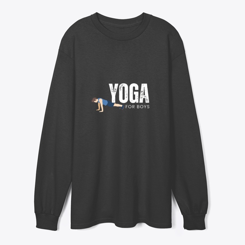 Yoga for boys creative design