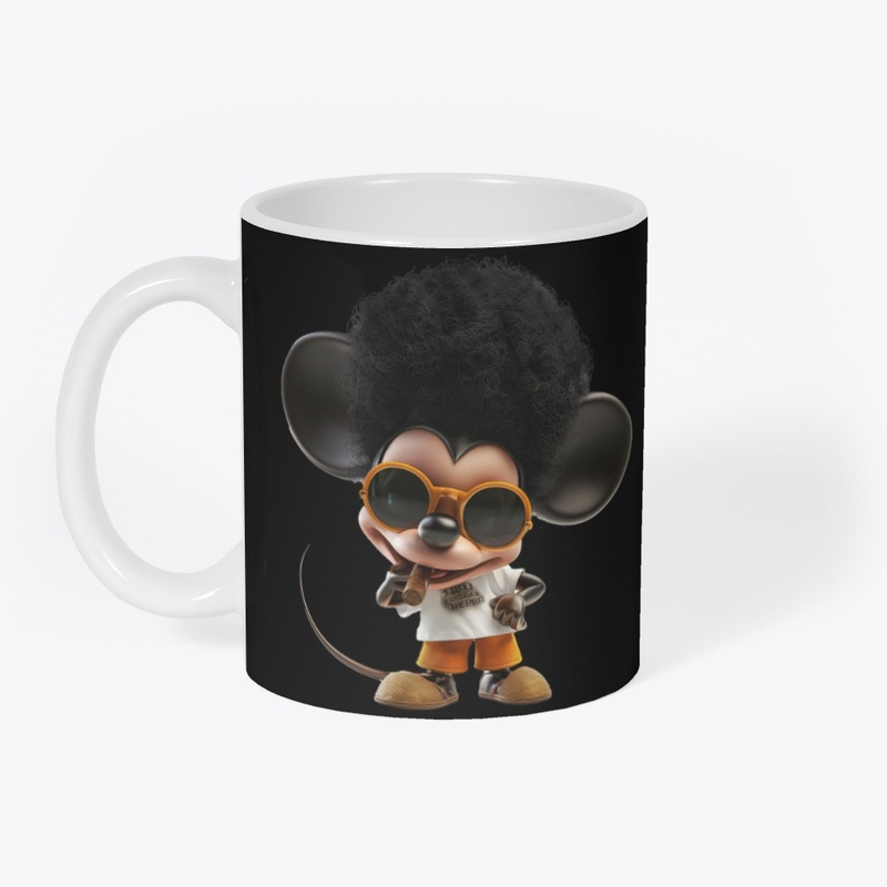 mouse smokes a cigar