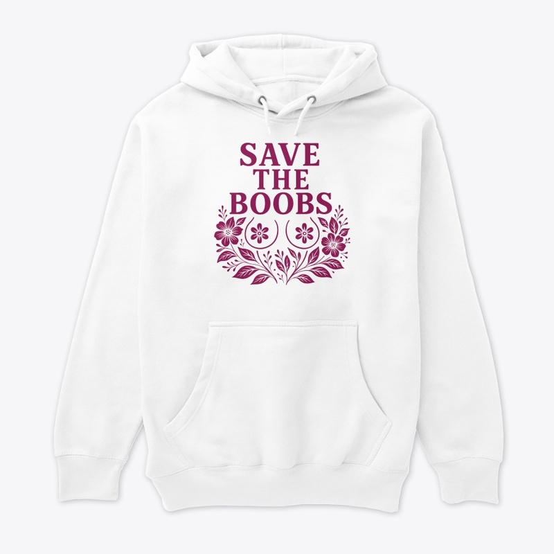 Save the boobs floral