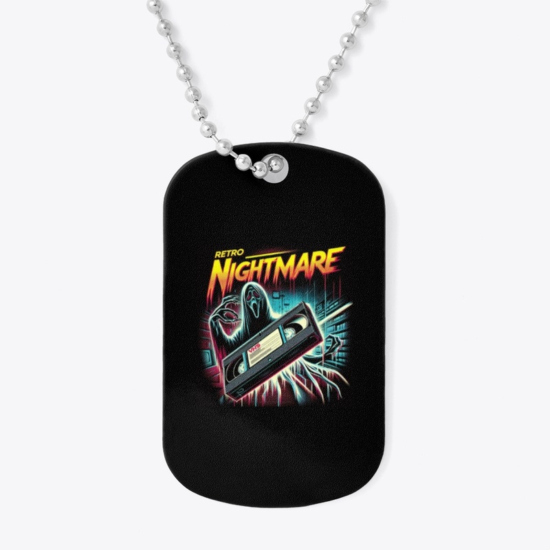 Retro VHS Nightmare Horror Design 
