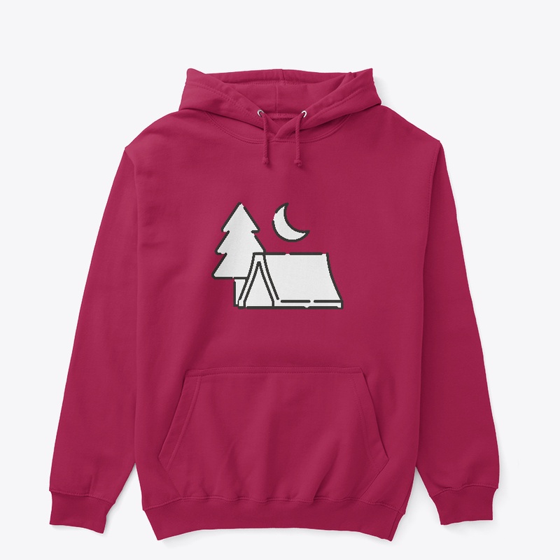 Campsite Moonlight Cozy Camping Shirt