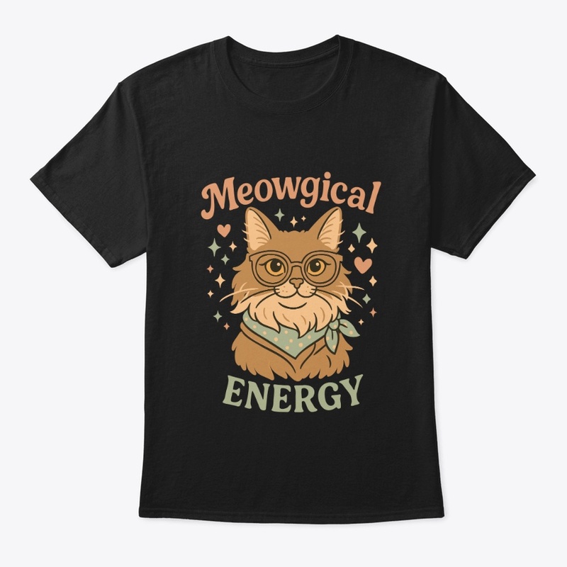 Meowgical Energy Vintage Tee