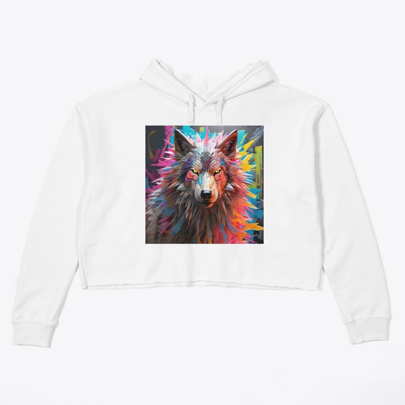 Vibrant Wolf Spirit