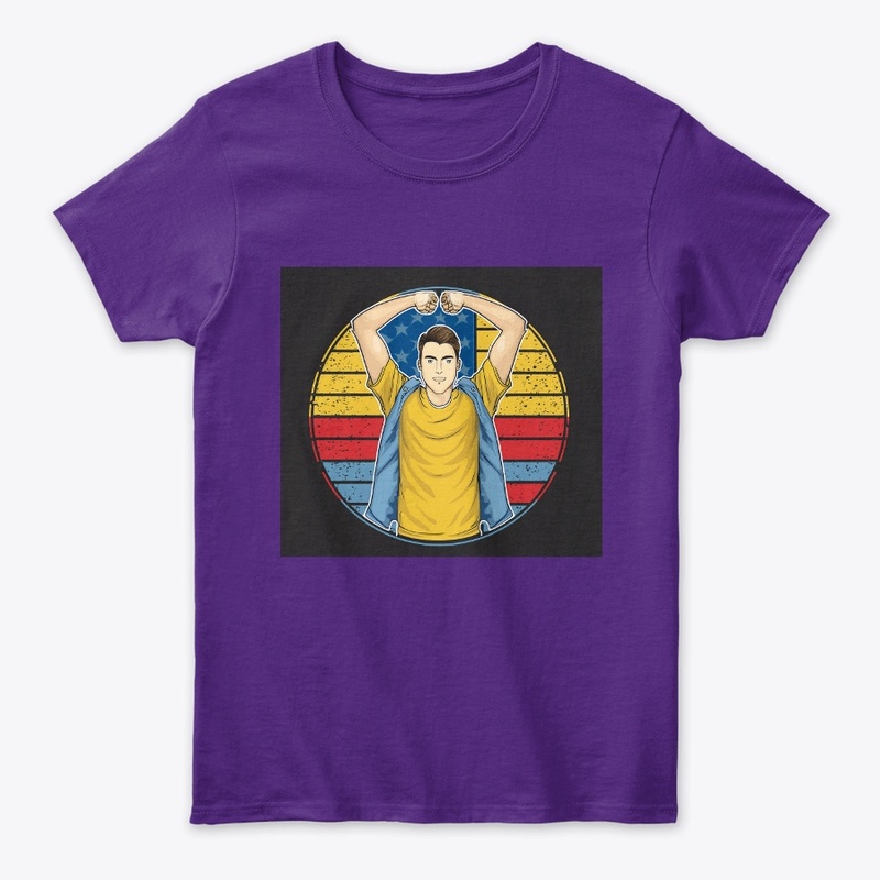 Man printed tee shirt and products 