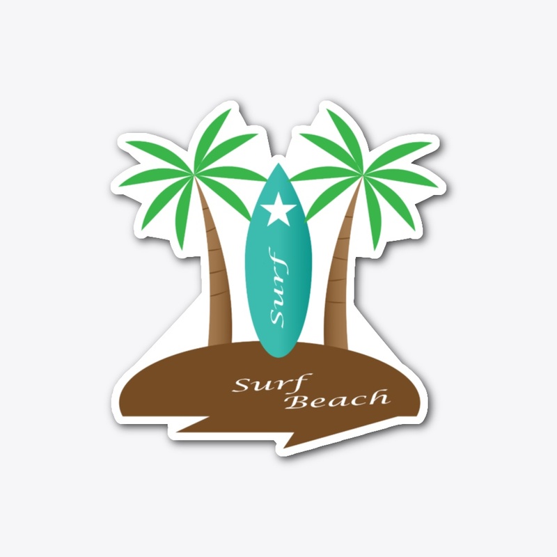 Surfing Summer Beach