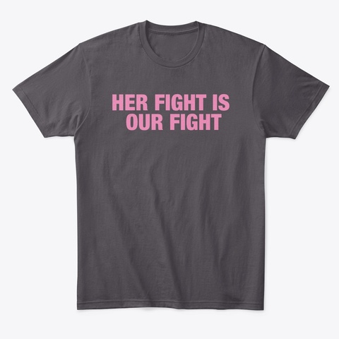 Mary Ramsaier Kirk's Support Squad Heathered Charcoal  Camiseta Front