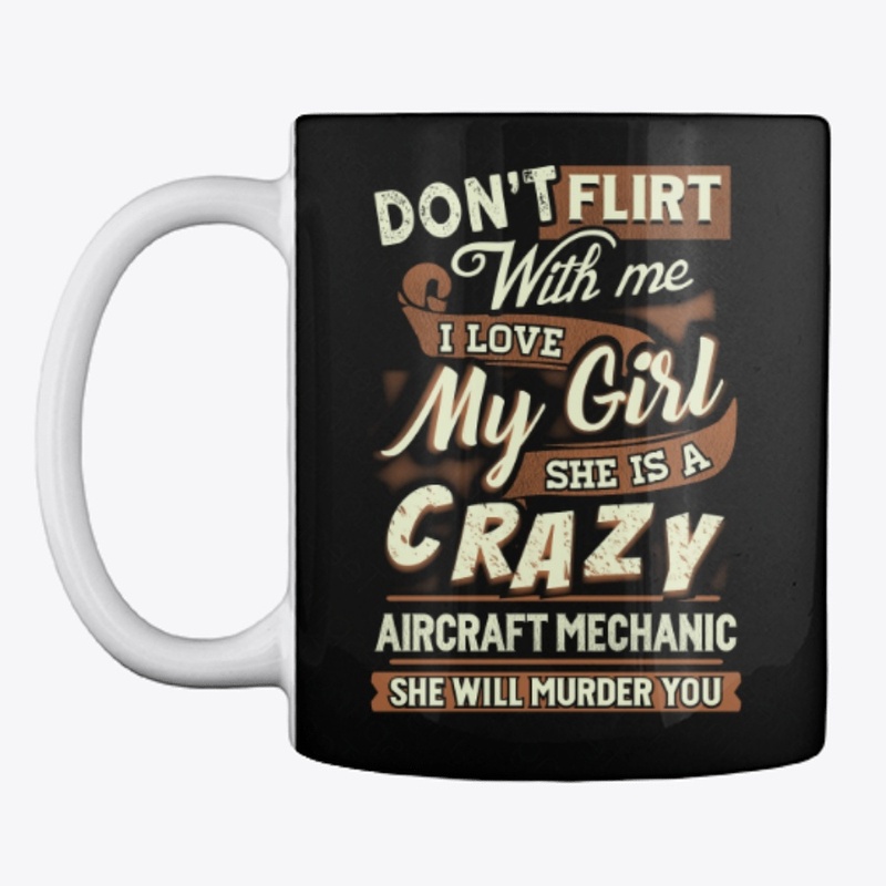 Crazy Aircraft Mechanic's Man Shirt