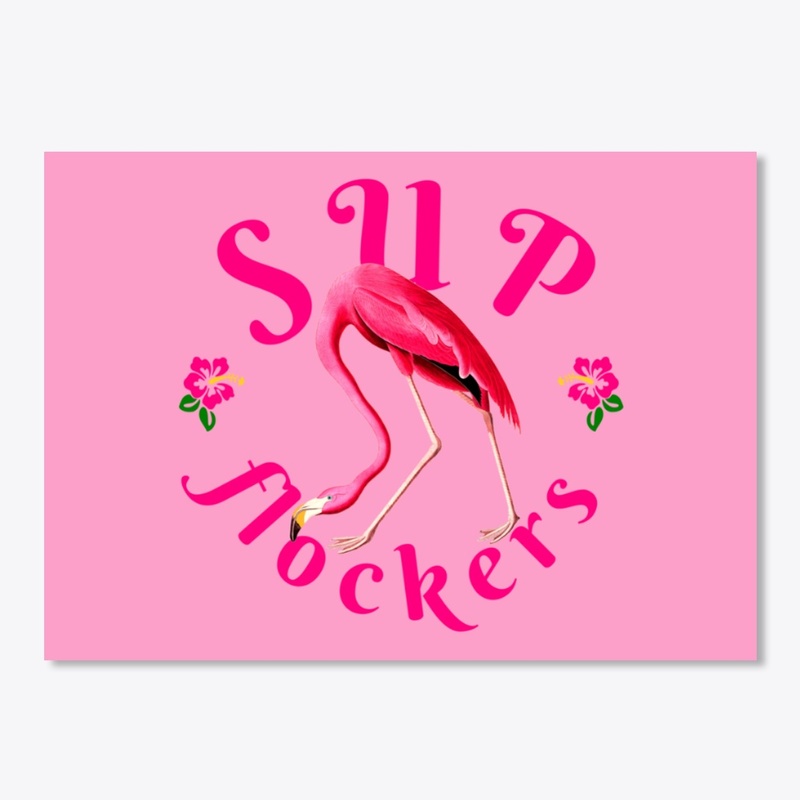 Vintage Pink Flamingo - Sup Flockers