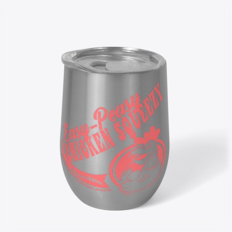 Easy-Peasy Chicken Squeezy (Red Text)