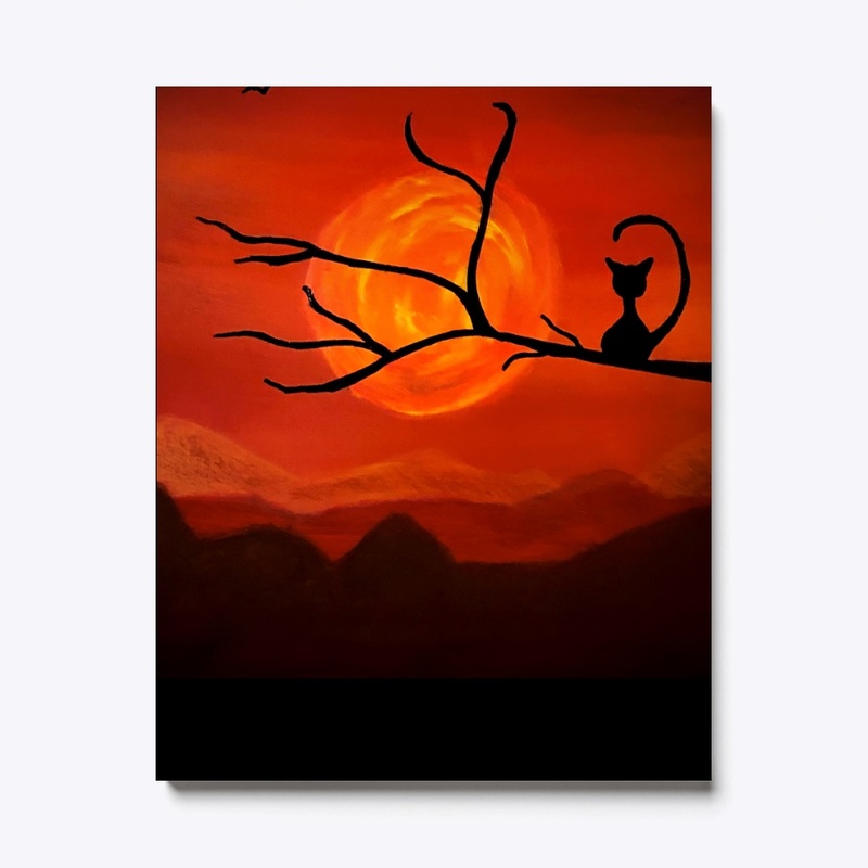 Sunset Cat