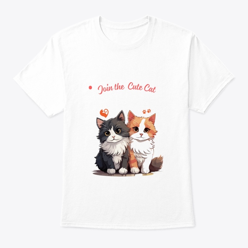 Join The Cute Cat Tshart