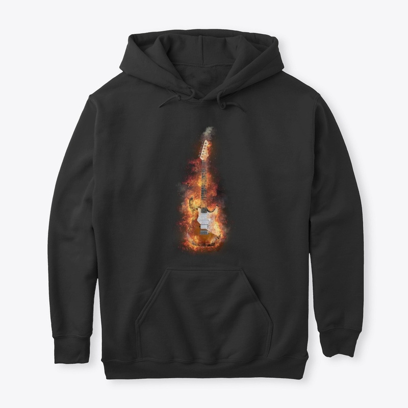 Flaming guitar 2