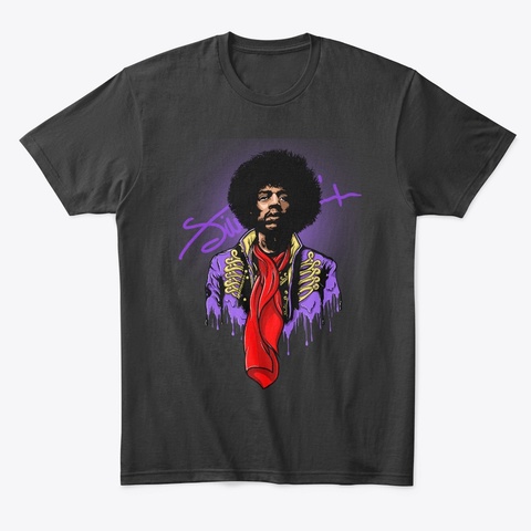 Purple Haze Black T-Shirt Front