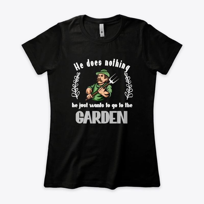 Gardener just wants to go to the garden.