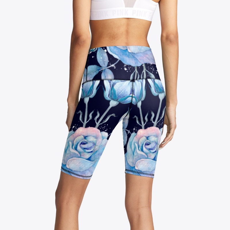 Blue Rose Patterned 