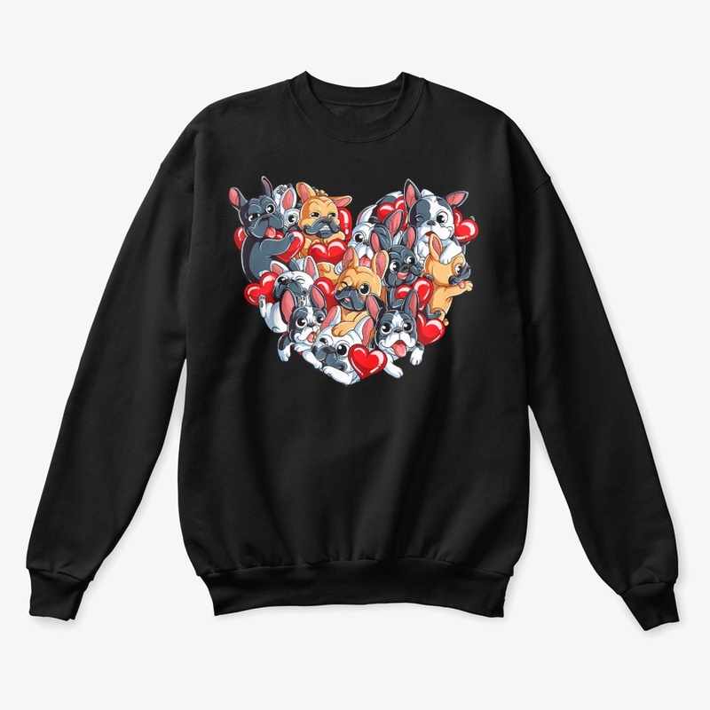French Bulldog Valentines Day