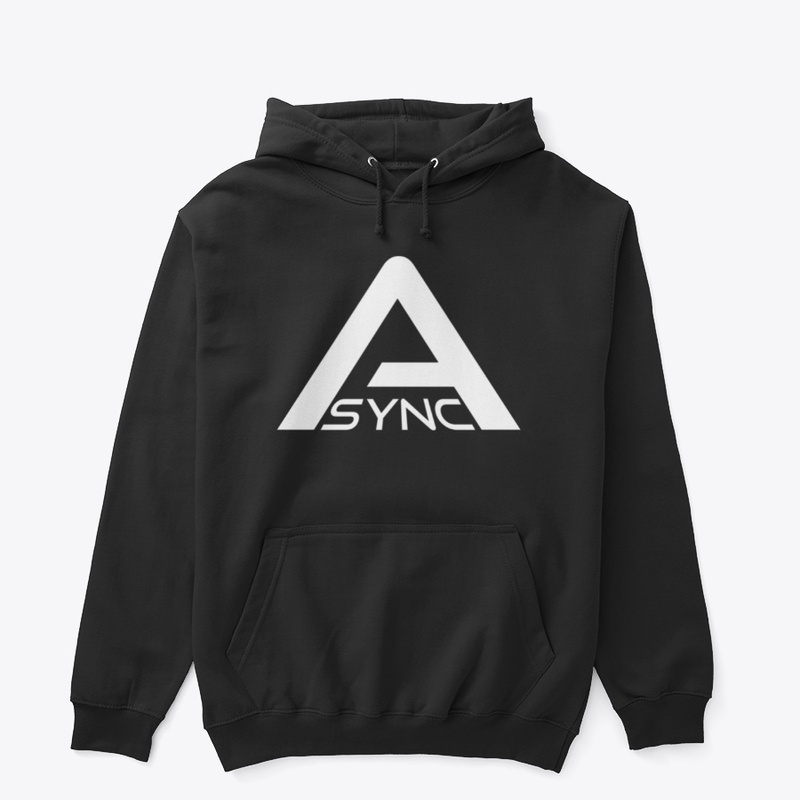 Async Pullover Hoodie (white font)