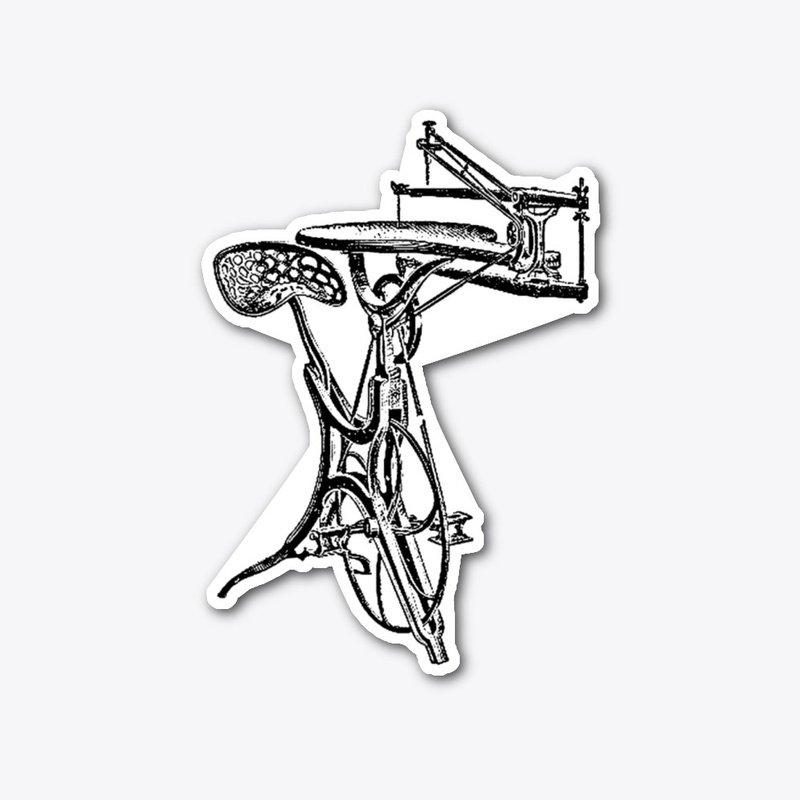 Vintage Scroll Saw Sticker