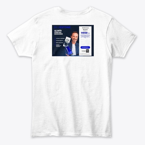 Bluestone Hungary White T-Shirt Back