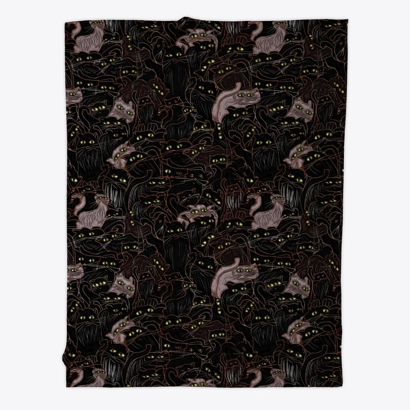 Black Cats Pattern