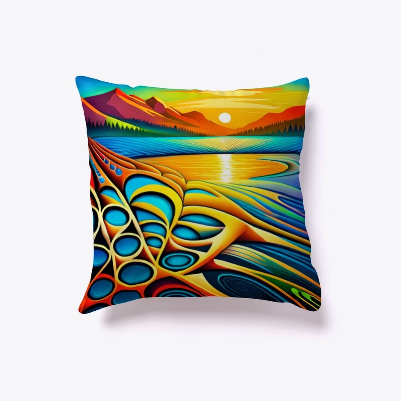 Abstract art all-over print 