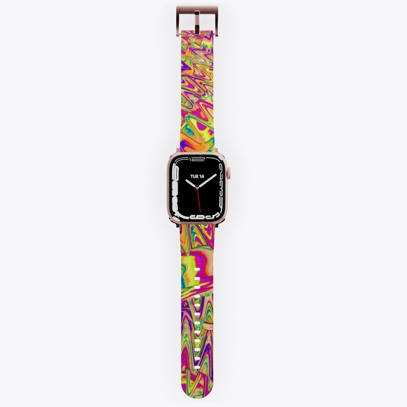 Psychedelic Colorful Neon Abstract Art