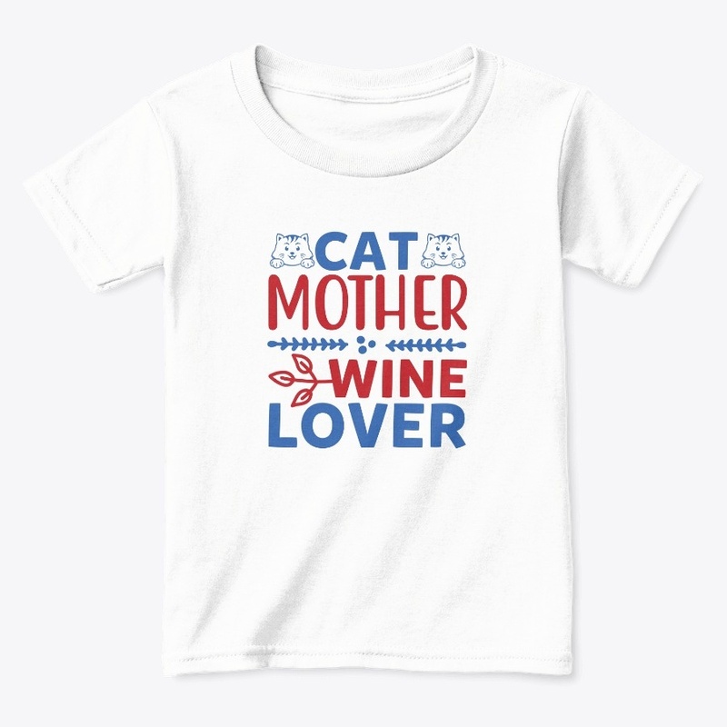 Cat Mother Wine Lover