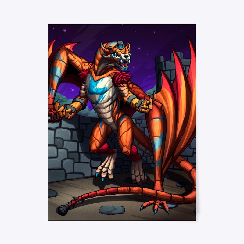 The Glamorous Fredulan Dragon POSTER