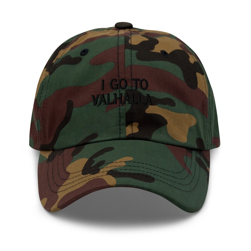I Go to Valhalla - Dad Hat | Yupoong 6245CM