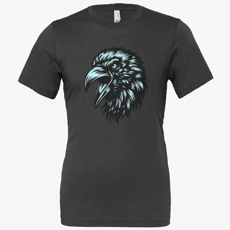 Powerful Angry Crow Art
