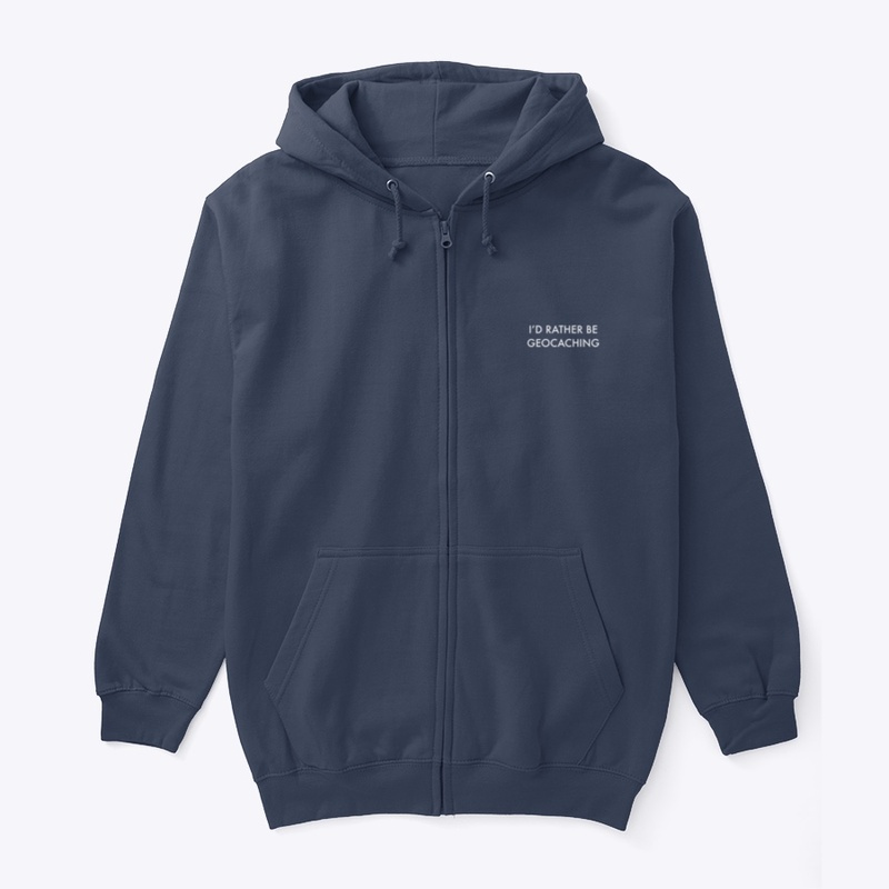 I’d Rather Be Geocaching (White Text)