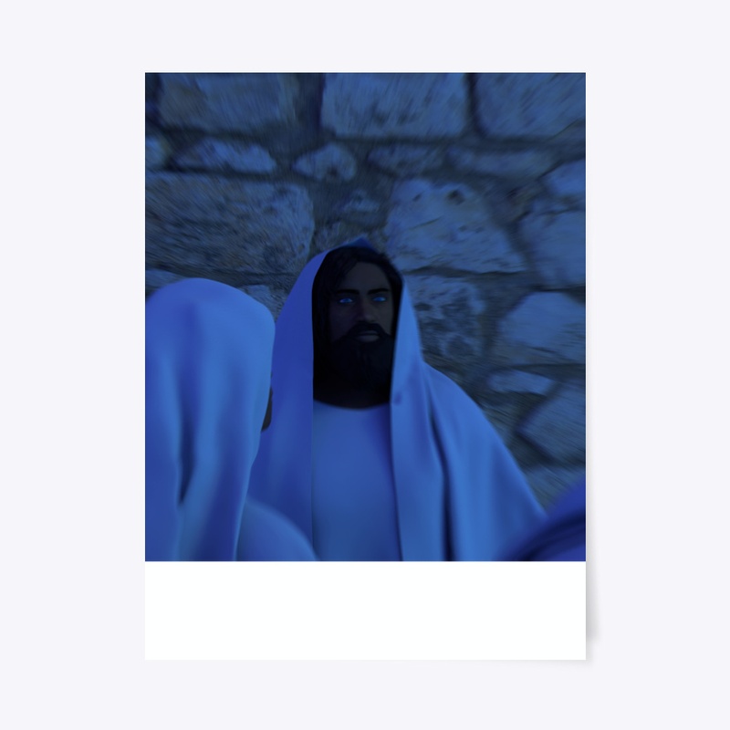 Christ speaking with his disciples