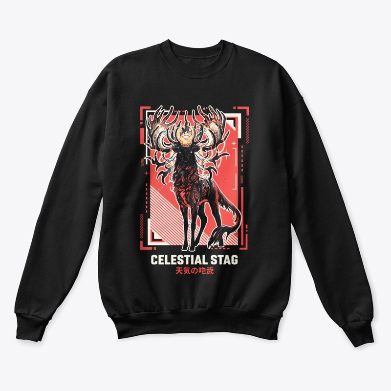 Celestial Stag – Flameborn Grace