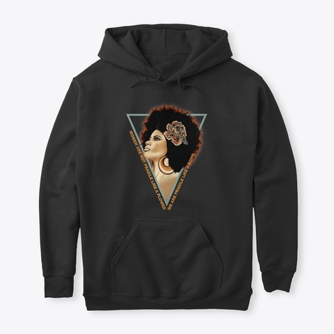 Jlove Not Fragile Like A Flower Fragile  Black T-Shirt Front