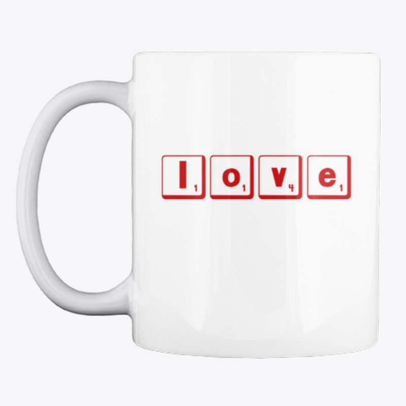 Nice unsex love T Shirt and mug 