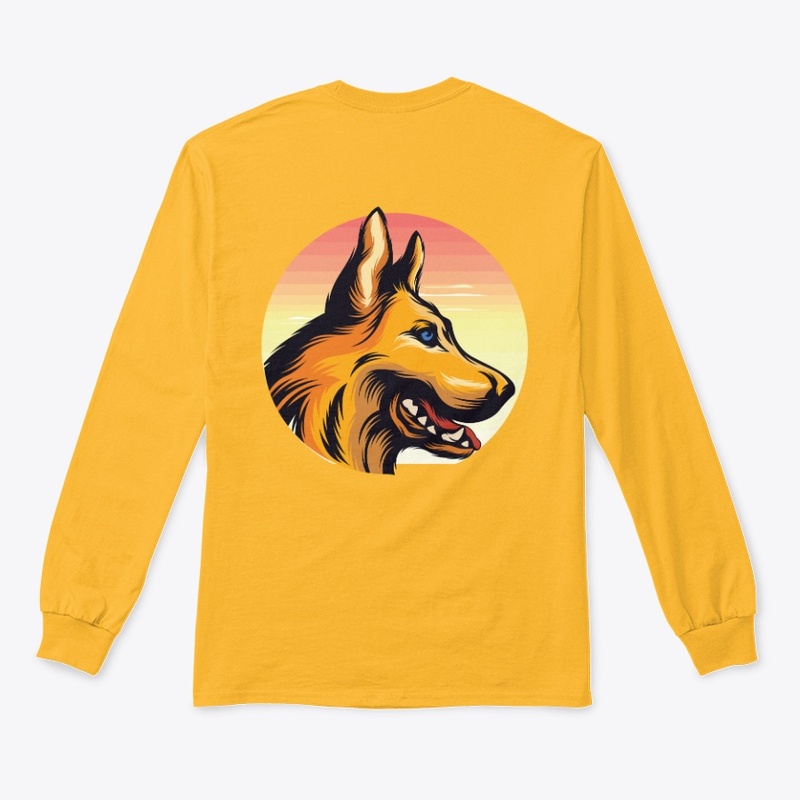 German Shephard dog head