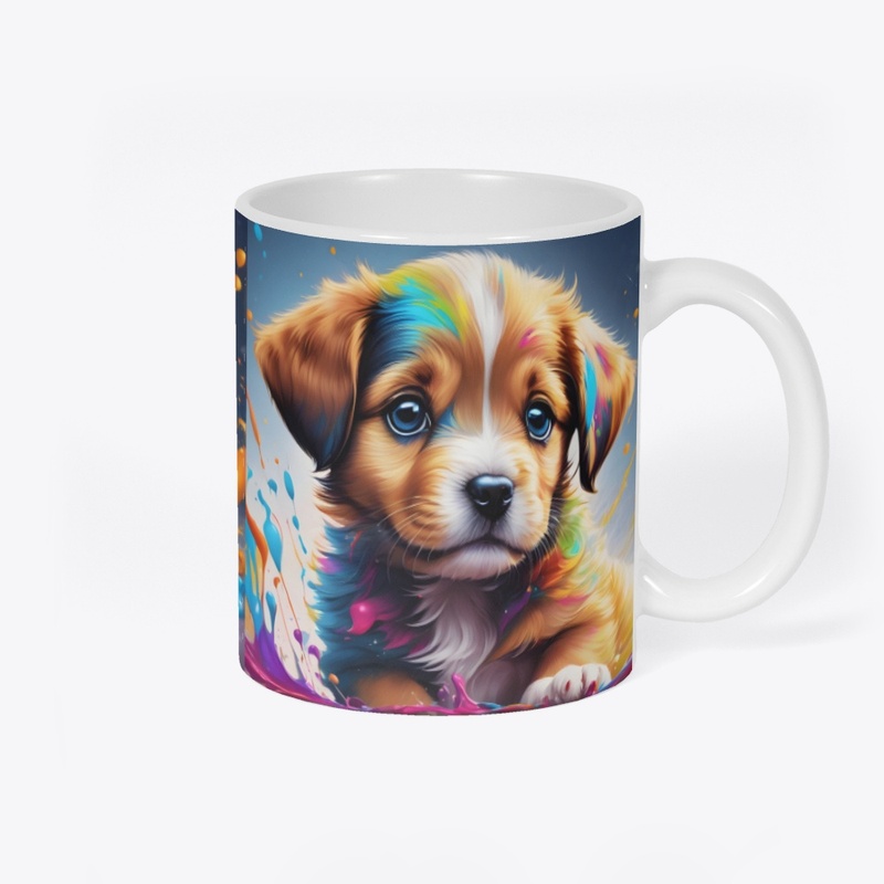 Colorful Splash Puppy - PG19