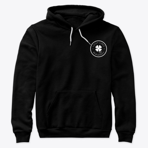 Lucky Lines Hoodie Black T-Shirt Front