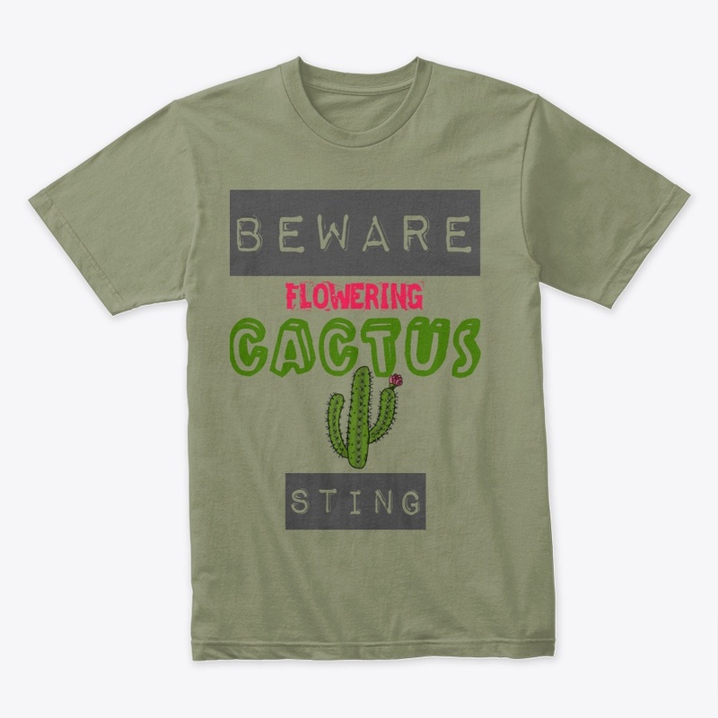 Beware Flowering Cactus Still Sting