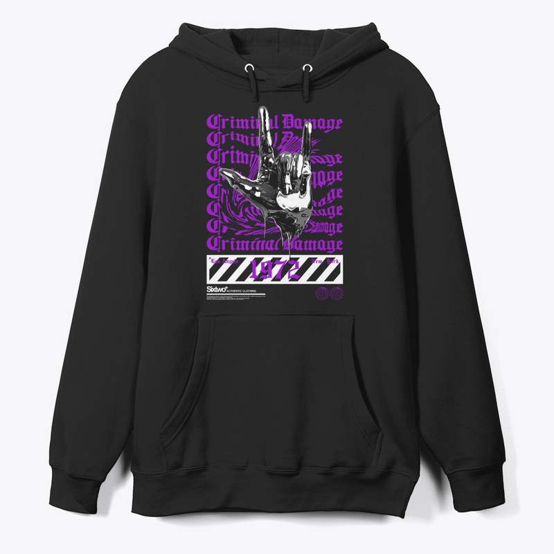 Hoodie CRIMINAL DAMAGE 