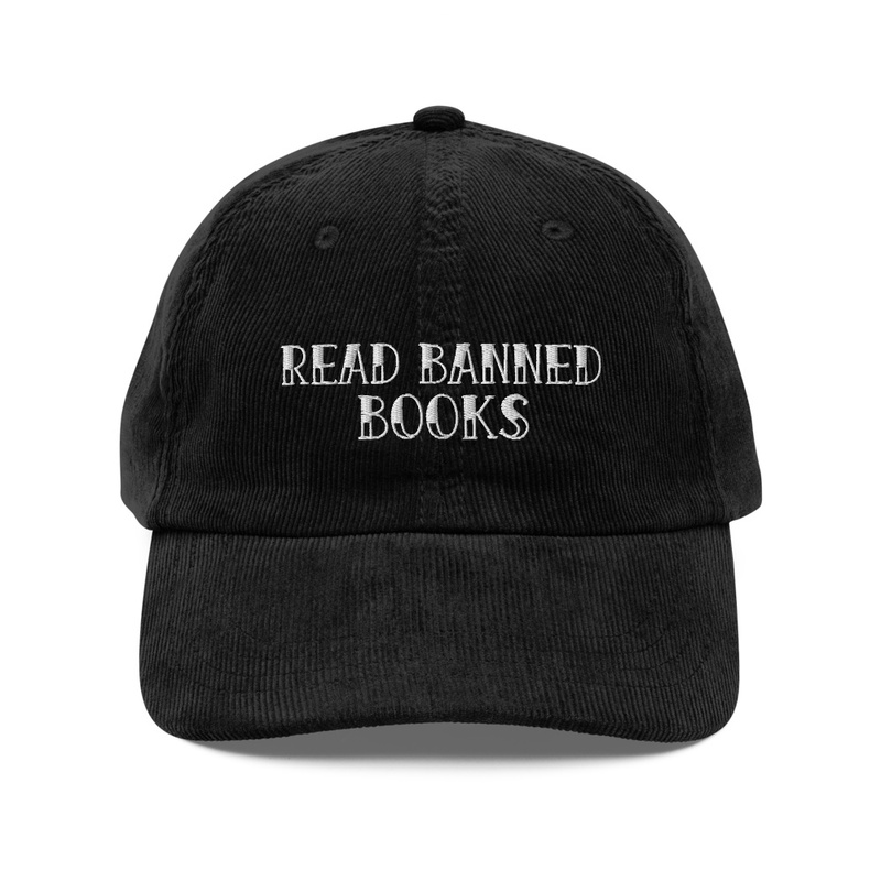 Read Banned Books -Tattoo Font-Corduroy