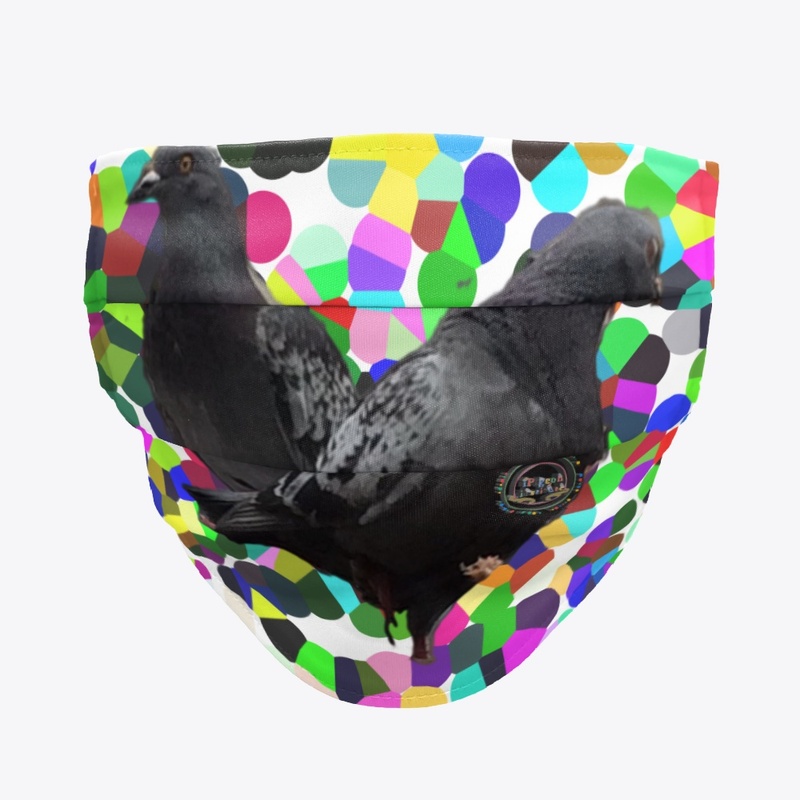 Poppin' Pigeons COVID-19 Face Mask