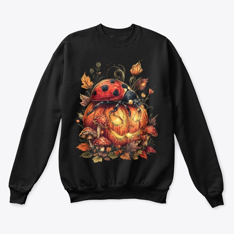 Cute Ladybug Pumpkin