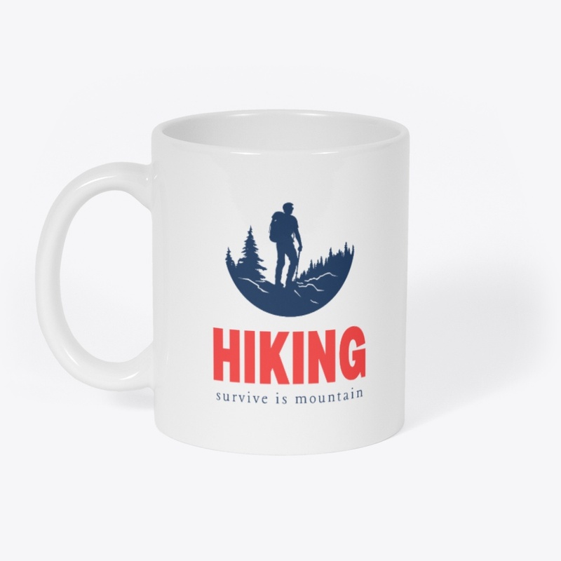 Hiking T-shirt design