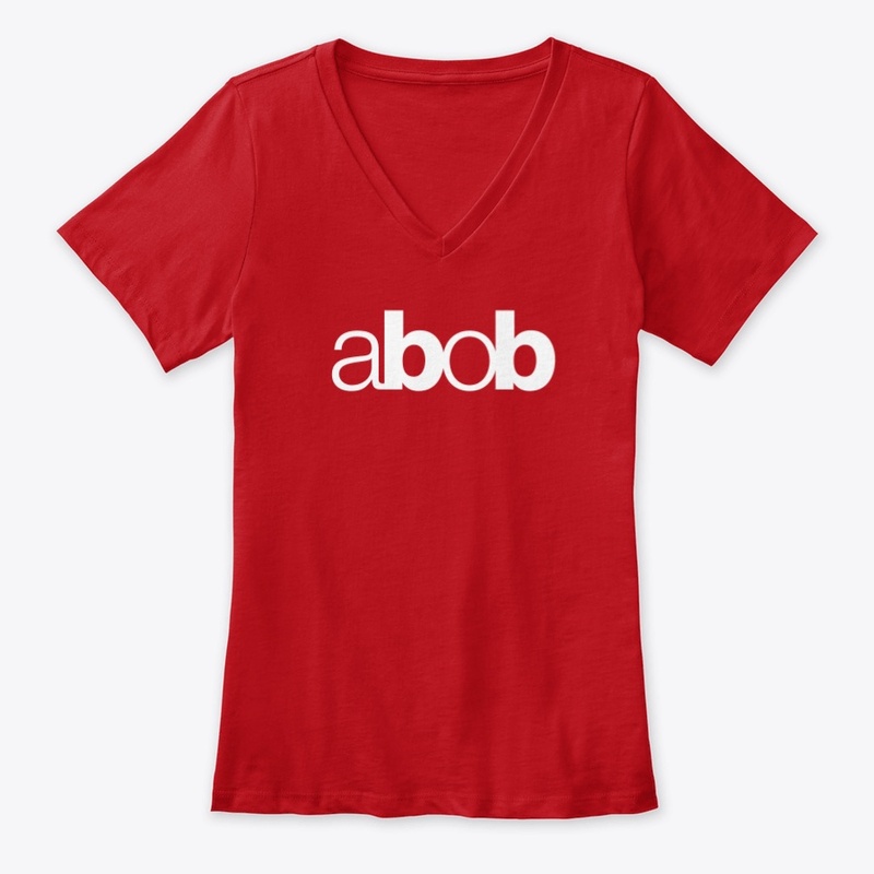 Women's V-neck Tees - abob (big)