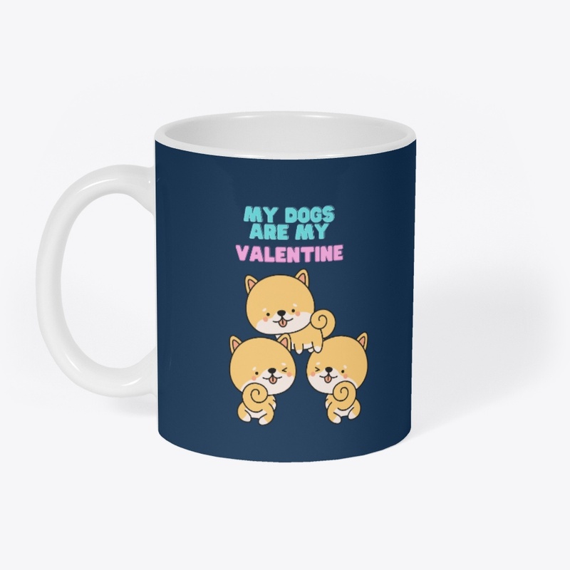 My Dogs Are My Valentine Kawaii Shirt