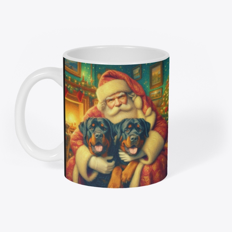 Rottweilers and Santa