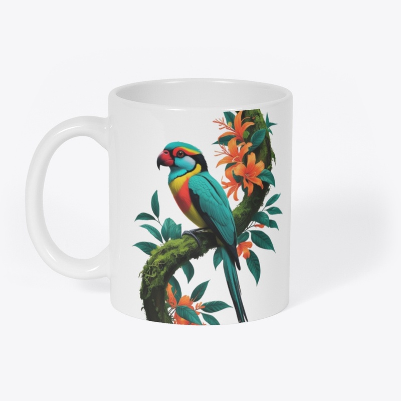Rainforest Beauty Parrot Design 