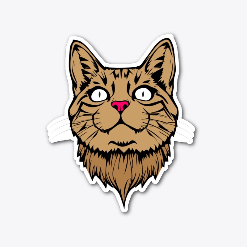 cat head graphic