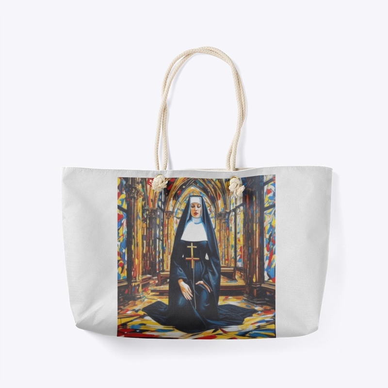 Nun splashes church